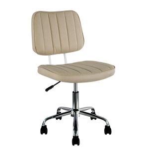 Καρέκλα Γραφείου ArteLibre AKTIS Μπεζ PVC/Ύφασμα 46x54x80-90cm