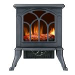 Ηλεκτρικό Τζάκι Επιδαπέδιο 800/1500W Μαύρο ALPINA