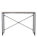 Γραφείο ArteLibre HALDEN Δρυς/Μαύρο Μοριοσανίδα/Μέταλλο 100x40x70cm