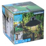 Φανάρι Κήπου LED Ηλιακό Μαύρο 21.8x21.8x64cm GRUNDIG