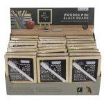 Μαυροπίνακας Μίνι Μαγνητικός Με Μαρκαδόρο Και Βάση Ξύλο 10cm