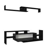 Σύνθετο Τηλεόρασης ArteLibre DREAM Μαύρο Μοριοσανίδα/Μελαμίνη 154x25x170cm