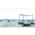 Σκίαστρο Μπεζ/Γκρι/Καφέ 3.6x3.6x3.6m Σε 3 Χρώματα LIFETIME GARDEN