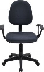 Καρέκλα Γραφείου ArteLibre ΔAΦNH Μαύρο Ύφασμα 55x48x82-94cm