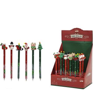 Χριστουγεννιάτικο Στυλό Με Χαρακτήρες 20cm Σε 6 Σχέδια
