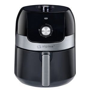 Φριτέζα Αέρος Με Αποσπώμενο Κάδο Μαύρο/Ασημί 3.5lt 1400W ALPINA