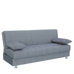 Καναπές Κρεβάτι Τριθέσιος ArteLibre LAURA II Γκρι 190x84x86cm