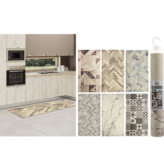 Χαλί Πολύχρωμο PVC 170x50x0.4cm Σε 6 Σχέδια