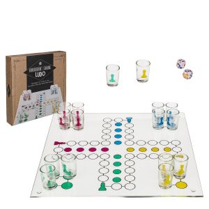 Παιχνίδι Επιτραπέζιο Ποτού Ludo Με 16 Ποτήρια 31x31cm