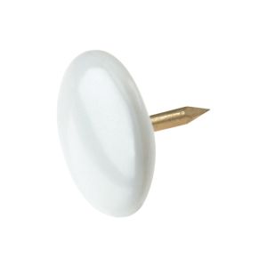 Πινέζες 30x60 Πλαστικοποιημένες Λευκές