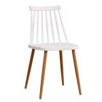 Καρέκλα ArteLibre CYGNET Λευκό PP/Μέταλλο 42x46x80cm