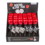 Στυλό Γάντι Μποξ Με Μηχανικσμό Εκτόξευσης Μαύρο/Κόκκινο Πλαστικό 17cm