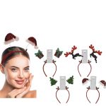 Χριστουγεννιάτικη Στέκα Μαλλιών Με Παγιέτες Σε 4 Σχέδια