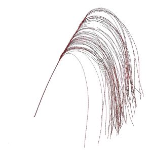 Χριστουγεννιάτικο Κλαδί Κόκκινο 145cm