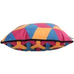 Μαξιλάρι ArteLibre Γεωμετρικά Σχήματα Πολύχρωμο Βελούδο 45x45cm