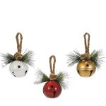 Χριστουγεννιάτικα Κρεμαστά Μπάλες Φ8cm Σε 3 Σχέδια