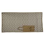 Ψάθα Παραλίας Τσάντα Μπεζ/Μπλε Σε 2 Χρώματα