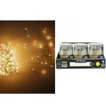 1000 MicroLED Εσωτ. & Εξωτ. Χώρου Με 8 Προγράμματα Και Μετασχηματιστή Θερμό Λευκό Φως Διάφανο Καλώδιο Μη Επεκτεινόμενο I