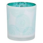 Φανάρι Γυάλινα Σκεύη Πράσινο Λευκό 2 2 Ποικιλία D9X10Cm D9X10Cm