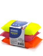 Σφουγγάρι Πολλαπλών Χρήσεων Σε Διάφορα Χρώματα 15x8cm Σετ 3Τμχ