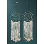 Διακοσμητικό Κρεμαστό ArteLibre Μάτι Κρεμ/Χρυσό Μέταλλο/Ύφασμα 0.5x21x80cm Σε 2 Σχέδια