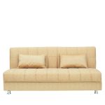 Καναπές Κρεβάτι Τριθέσιος ArteLibre LAURA Μουσταρδί 190x84x86cm