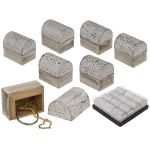 Κουτί Αποθήκευσης Κοσμημάτων Μέταλλο/Ξύλο 5x3.8cm Σε 6 Σχέδια