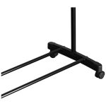 Κρεμάστρα Δαπέδου ArteLibre SMITH Τροχήλατη Μαύρο Μέταλλο 74.5x41.5x157cm