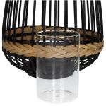 Φανάρι ArteLibre Μαύρο Μπαμπού 29.5x29.5x34.5cm