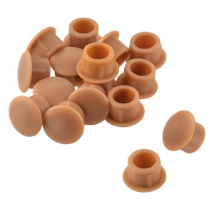 Καπάκι Καφέ Ανοιχτό Πλαστικό Φ6mm