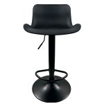 Σκαμπό Bar ArteLibre QUERIDA Μαύρο PP/Μέταλλο 44x45x58/81-79/102cm