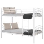 Κουκέτα ArteLibre KETCHUM Λευκό Για Στρώμα 90x190cm