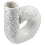 Διάτρητο Βάζο 'Poppy' Κεραμικό Λευκό 5x14x15cm