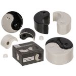 Σετ Δοχεία Αλατοπίπερο Ying Yang Λευκό/Μαύρο Κεραμικό 6x6x7cm 2Τμχ