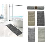 Χαλάκι Μπάνιου Πολυεστέρας 60x90cm Σε 4 Χρώματα