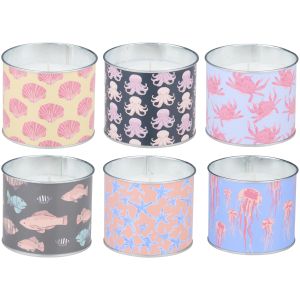 Κερί Citronella Σε Μεταλλικό Δοχείο Σε 6 Σχέδια ARTI CASA