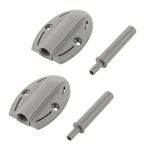 Αποσβεστήρας Πόρτας STOPIX Βιδωτό Γκρι Πλαστικό