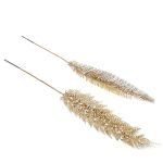 Κλαδί Με Χρυσές Παγίλιες 83cm Σε 2 Σχέδια