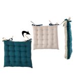 Μαξιλάρι Καθίσματος Μπλε/Άμμου 40x40cm