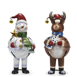 Χριστουγεννιάτικη Διακόσμηση Κήπου Χαρακτήρες 30cm Σε 2 Σχέδια