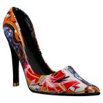 Μπουκαλοθήκη παπουτσιών Graffiti Συνθετική Ρητίνη Πολύχρωμη 23X9X19Cm 23X9X19Cm