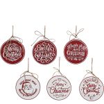 Χριστουγεννιάτικα Κρεμαστά Διακοσμητικά 22cm Σε 6 Σχέδια