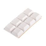 Προστατευτικό Αυτόκολλητο Λευκό 18x18x75mm 8Τμχ