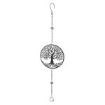 Κρεμάστρα Round Tree Of Life Motif Metal Black 15X3X58Cm 15X3X58Cm