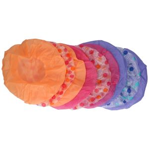 Σκουφάκια Μπάνιου Πολύχρωμα 28cm 3Τμχ