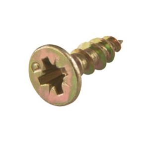 Ξυλόβιδα Μεντεσέ 30x16 Κίτρινο/Γαλβανιζέ Μικρό Κεφάλι