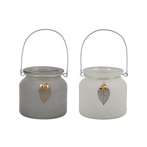 Θήκη Ρεσώ ArteLibre Με Χερούλι Γυαλί 9x9x10cm Σε 2 Χρώματα