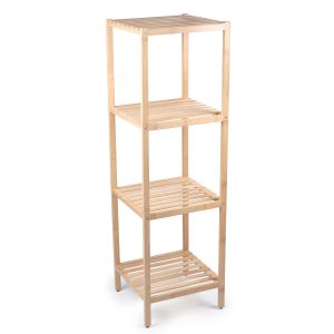 Ράφι Μπάνιου 4 Επιπέδων Μπαμπού ALPINA