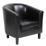 Πολυθρόνα ArteLibre FIORELLA Καφέ PU 73x69x75cm