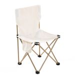 Καρέκλα Πτυσσόμενη ArteLibre GOA Μπεζ Μέταλλο/Ύφασμα 43x43x72cm